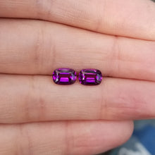 Load image into Gallery viewer, 3.25ctw Purple Garnet Matched Pair