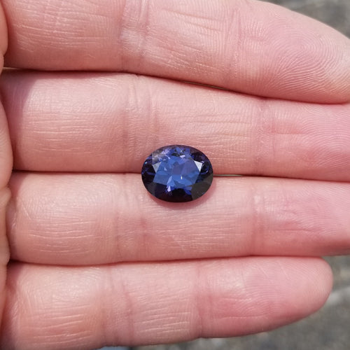 7.46ct Purple Blue Color Change Spinel