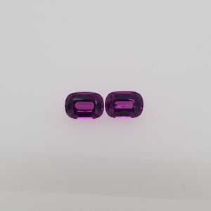 3.25ctw Purple Garnet Matched Pair