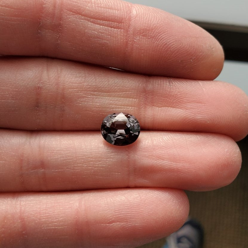 3.07ct Grey Spinel www.dunnandcojewelry